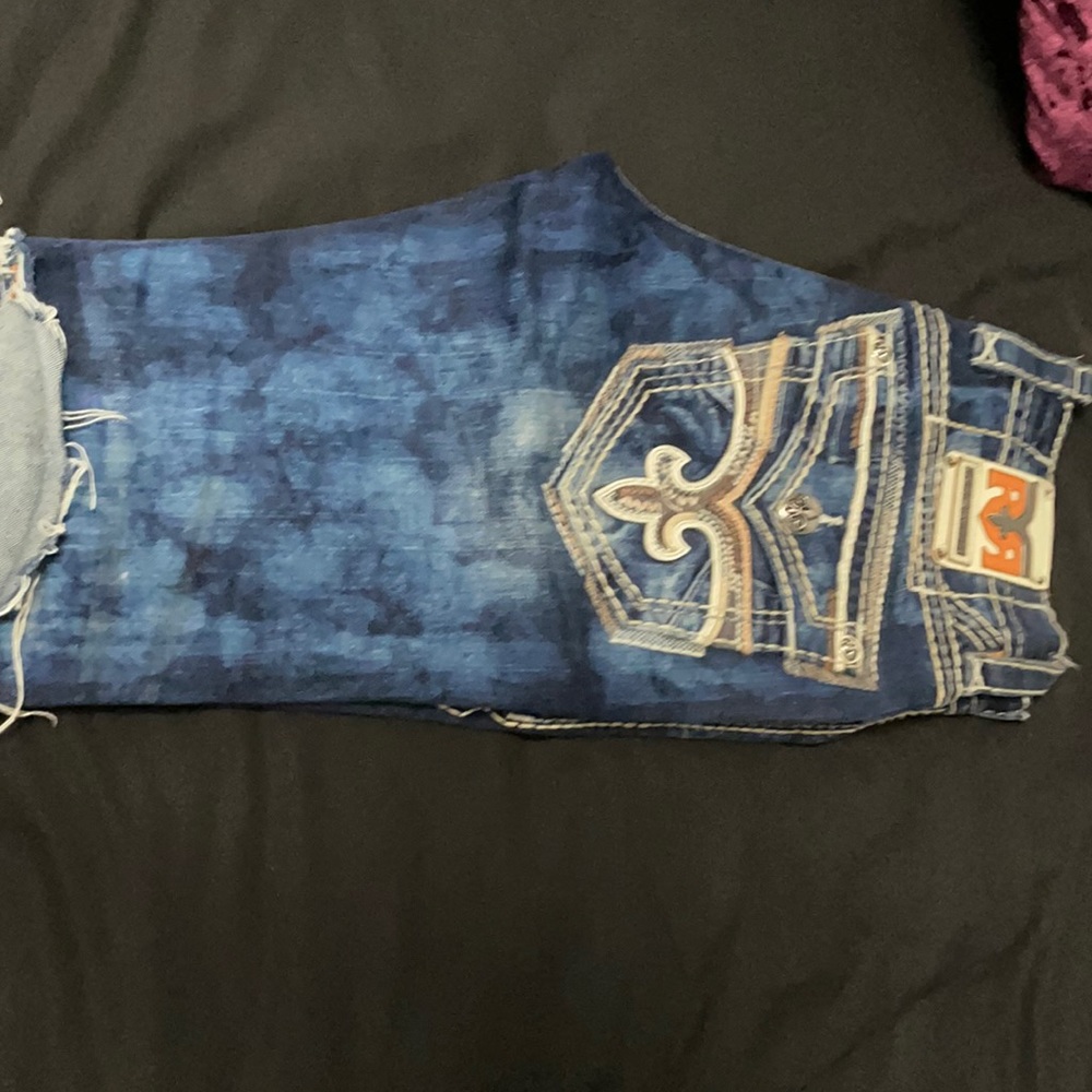 Selling these rock revival shorts only worn twice